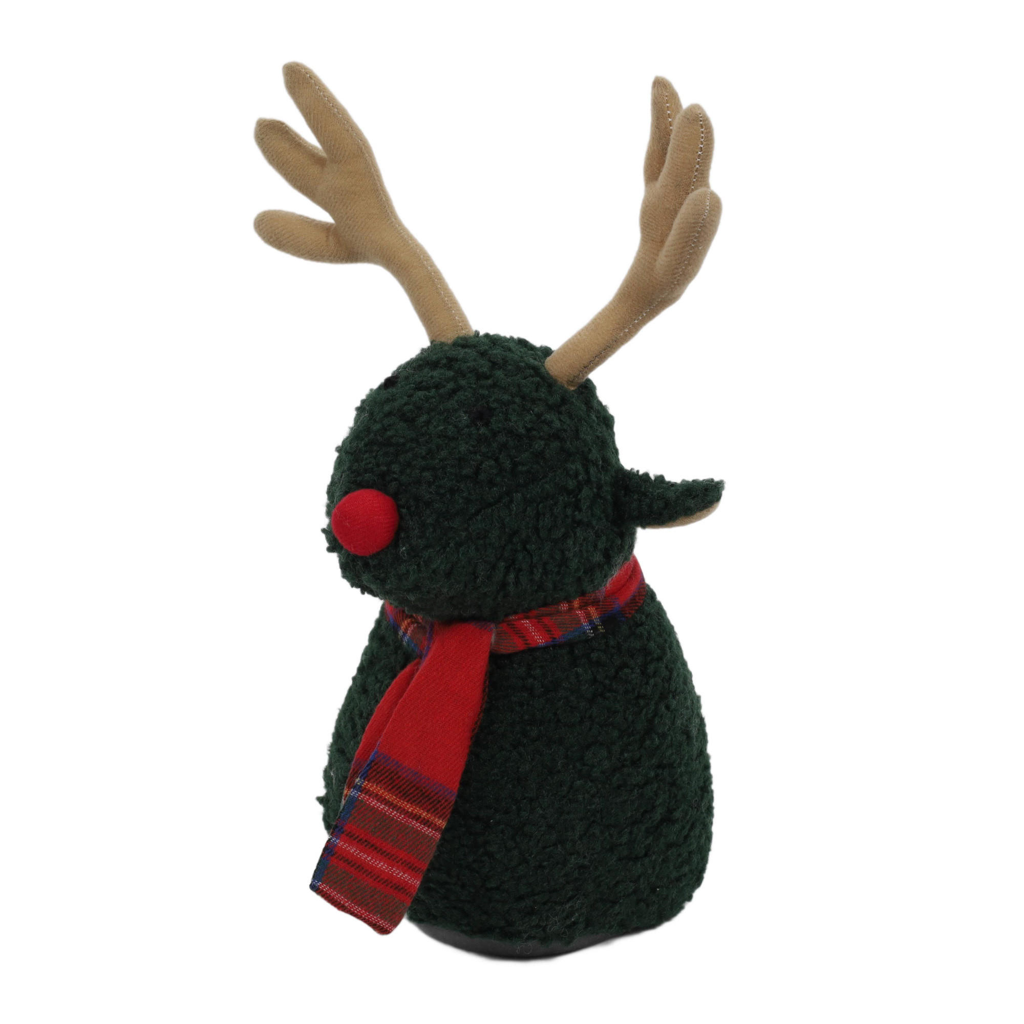 TÜRSTOPPER Rentier - Grün, Textil (20/22cm) - Home Styling Collection