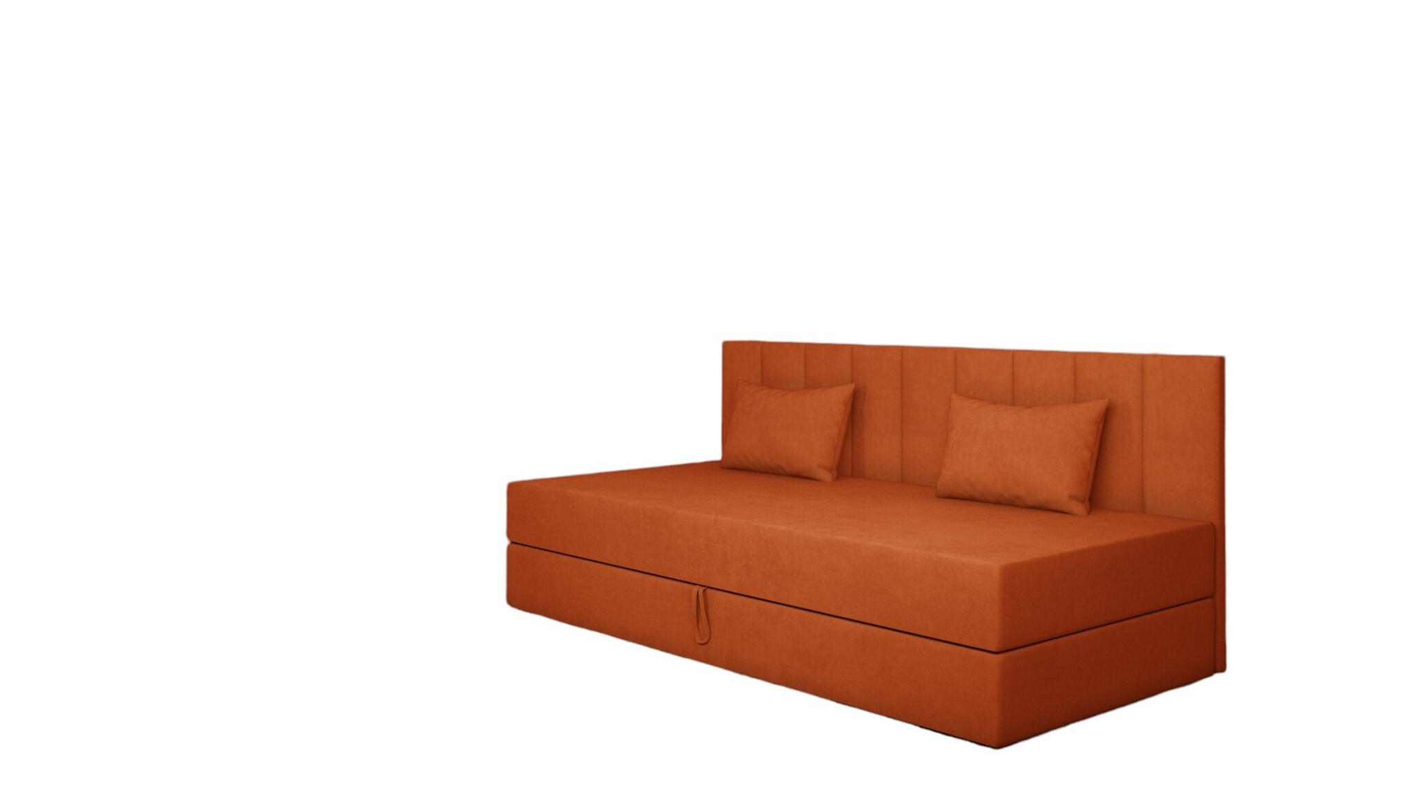 SOFA Margot In Opera - Orange, Holzwerkstoff/Textil (200/90/97cm) - Fun Möbel