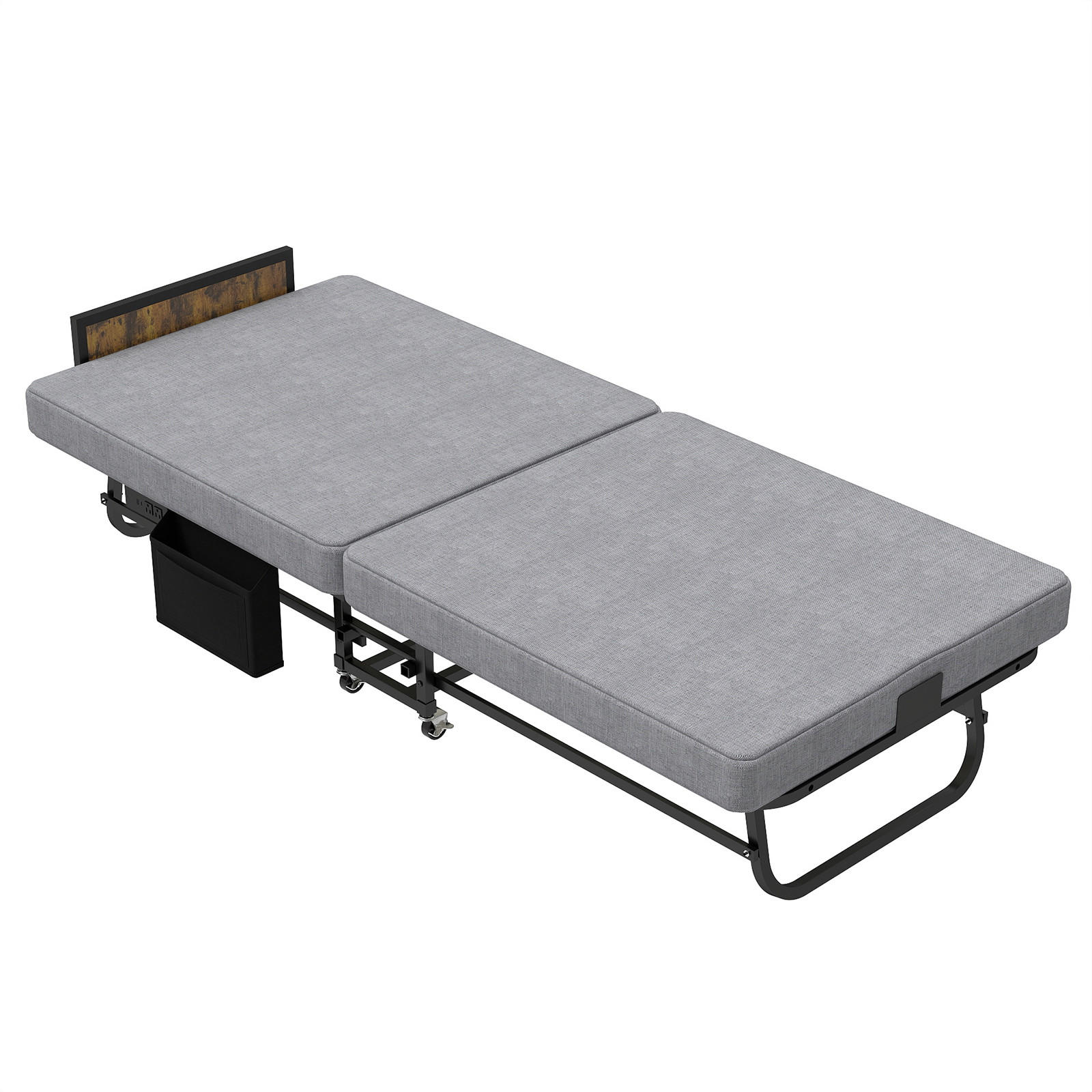 ComfortXL Klappbett Grau 80x190 cm