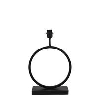 TISCHLEUCHTE Liva/Velours Schwarz, Blau 35/35/69 cm - Blau/Schwarz, Metall (35/35/69cm) - Light & Living