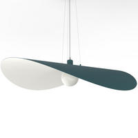 HÄNGELEUCHTE Piuma D90 - Blau, Metall (90/90/120cm) - Lumicom