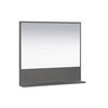 WANDSPIEGEL PureBliss Anthrazit - Anthrazit, Holzwerkstoff (80/74/14cm) - Trendteam