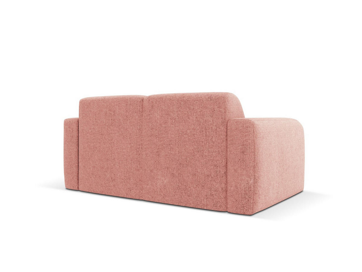 SOFA Molino aus Chenille-Stoff rosa 2 Sitzplätze - Pink, Textil (95/72/170cm) - Micadoni