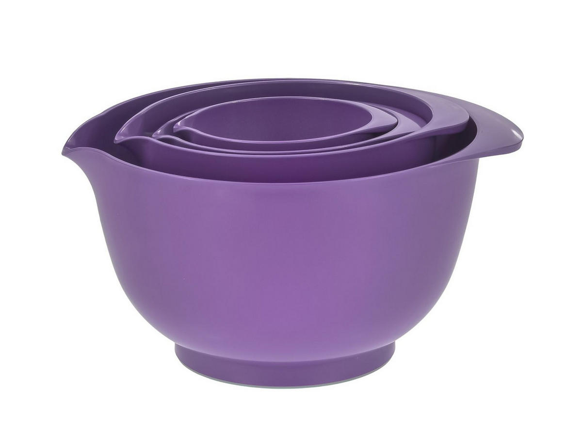 RÜHRSCHÜSSEL-SET Margrethe New lila (4tlg) - Violett, Kunststoff (21/15cm) - Rosti