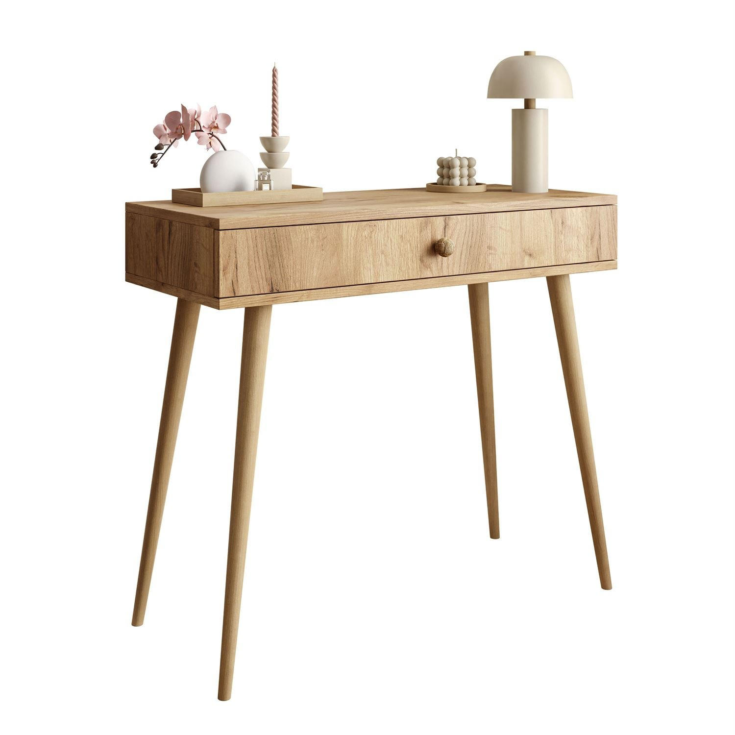 KONSOLE mit Schublade HARMONY Craft Gold Eiche - Eichefarben, Holzwerkstoff (39/90/80cm) - Lookway
