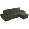 ECKSOFA UMBRIA L Grün Boucle - Grau/Grün, Textil (271/157cm) - MKS