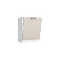 FRONTBLENDE FZ 60 PU - Morvex -Zeitlose Küchenoptik - Beige, Holz/Metall (59.6/71.3/1.8cm) - ROYAL24_MARKT