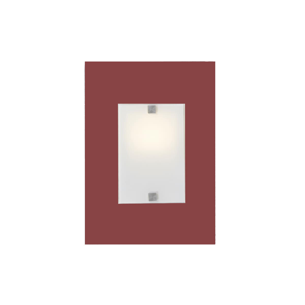 WANDLEUCHTE - Rot, Metall (35/25/6cm) - Lumicom