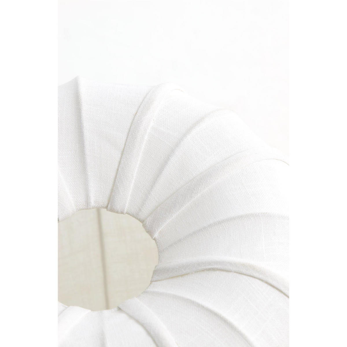 HÄNGELAMPE ZUBEDO Weiß 49.5/49.5/38 cm - Weiß, Textil (49.5/49.5/38cm) - Light & Living