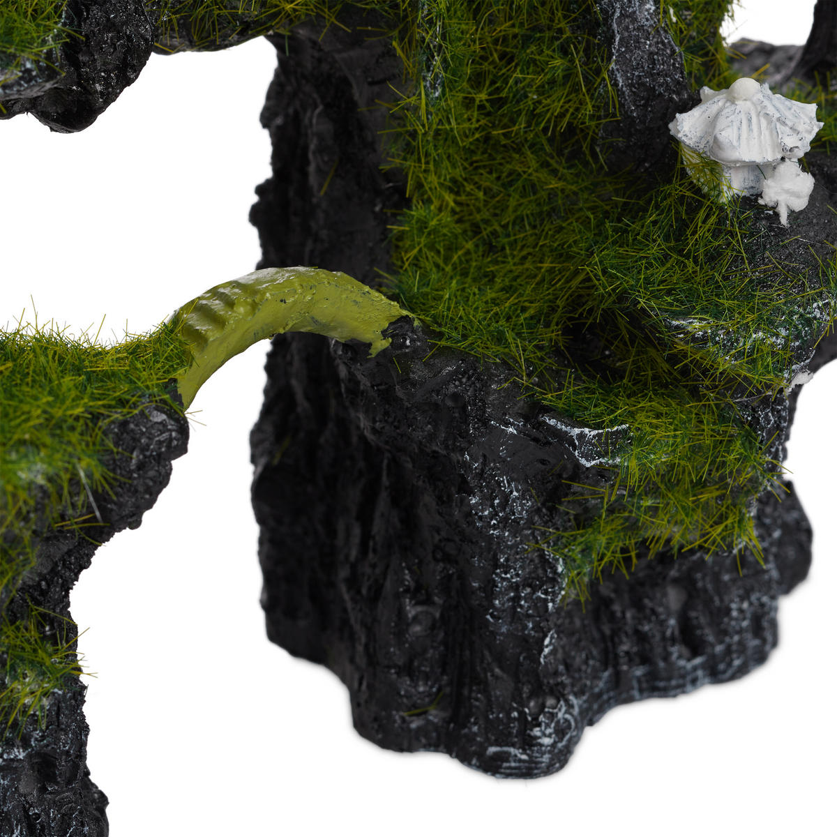 DEKORÁCIA akvária - čierna, plast (23.5/17/8.5cm) - Relaxdays