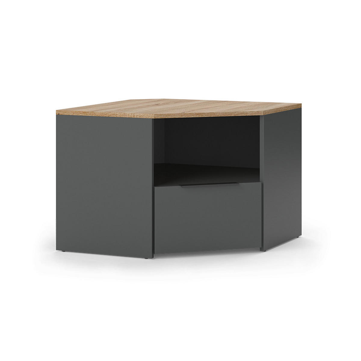 SPODNÁ DOSKA Wido antracitová - antracitová, kompozitné drevo (68/50/68cm) - Vicco