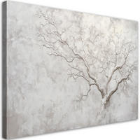 WANDBILD baum ohne blätter - Grau, Textil (60/40cm) - Feeby