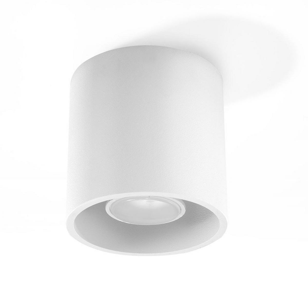 DECKENLEUCHTE Aluminium Weiß - Weiß, Metall (10/10/10cm)