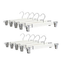 HOSENBÜGEL - Weiß, Holz/Metall (36/12/1.2cm) - Relaxdays