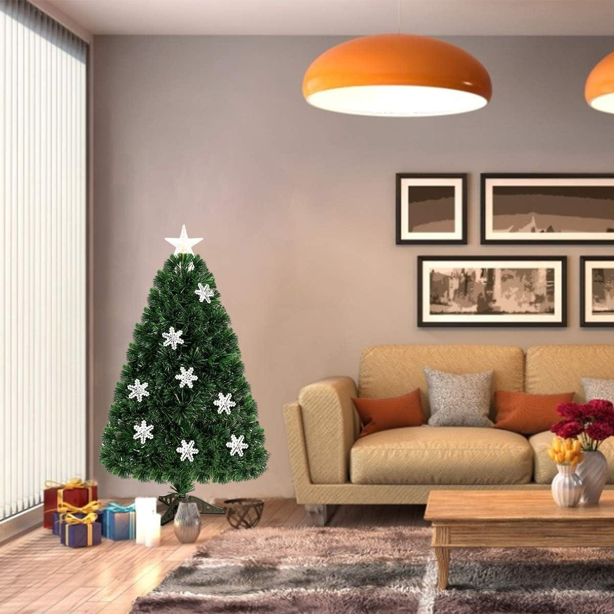 WEIHNACHTSBAUM Grün - Grün, Kunststoff (90cm) - COSTWAY