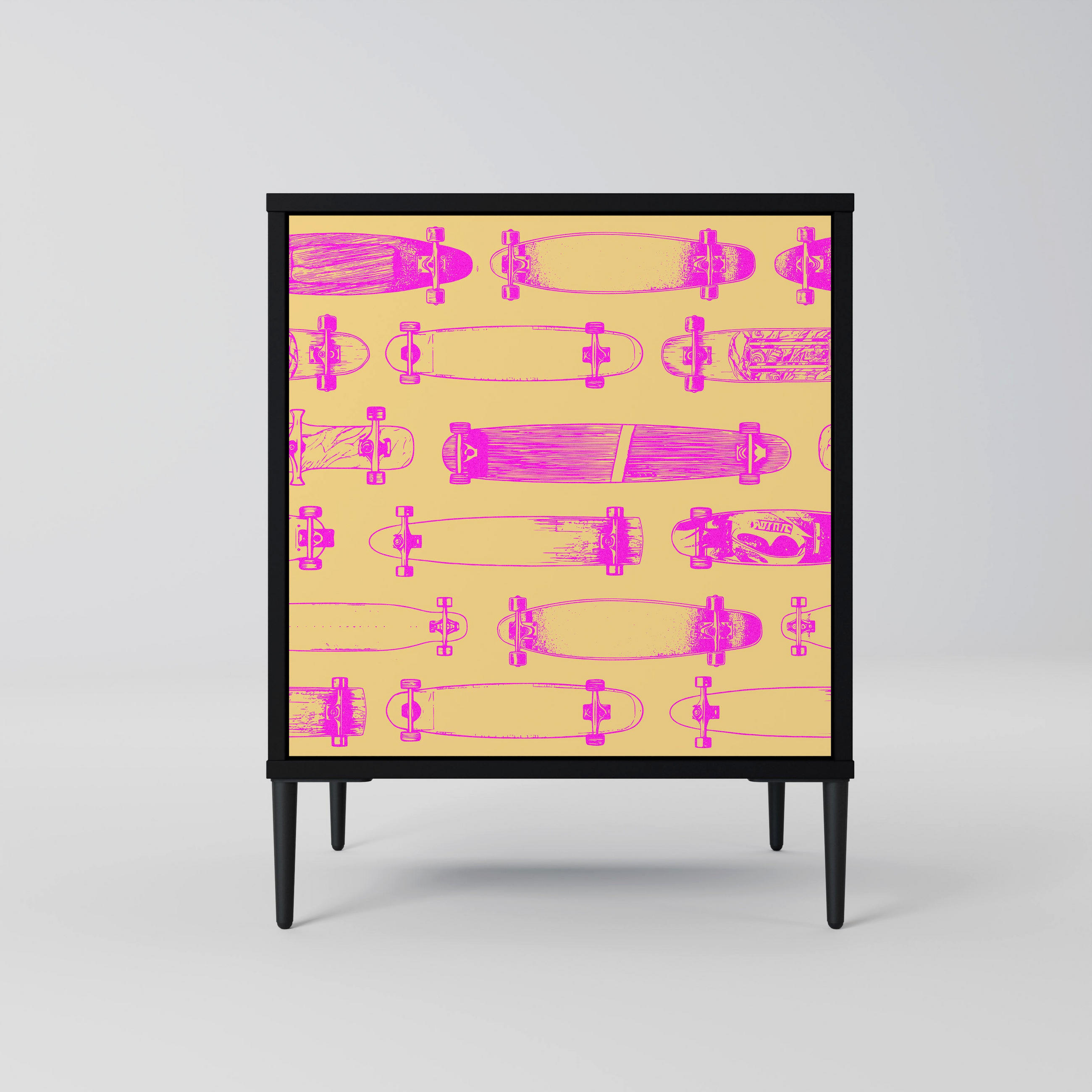 SpaceRebels Sideboard Schwarz 57.5x72.5x42 cm