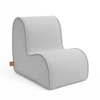 SESSEL Outzy für Kinder, Grau - Grau, Textil (40/50/60cm) - MeowBaby