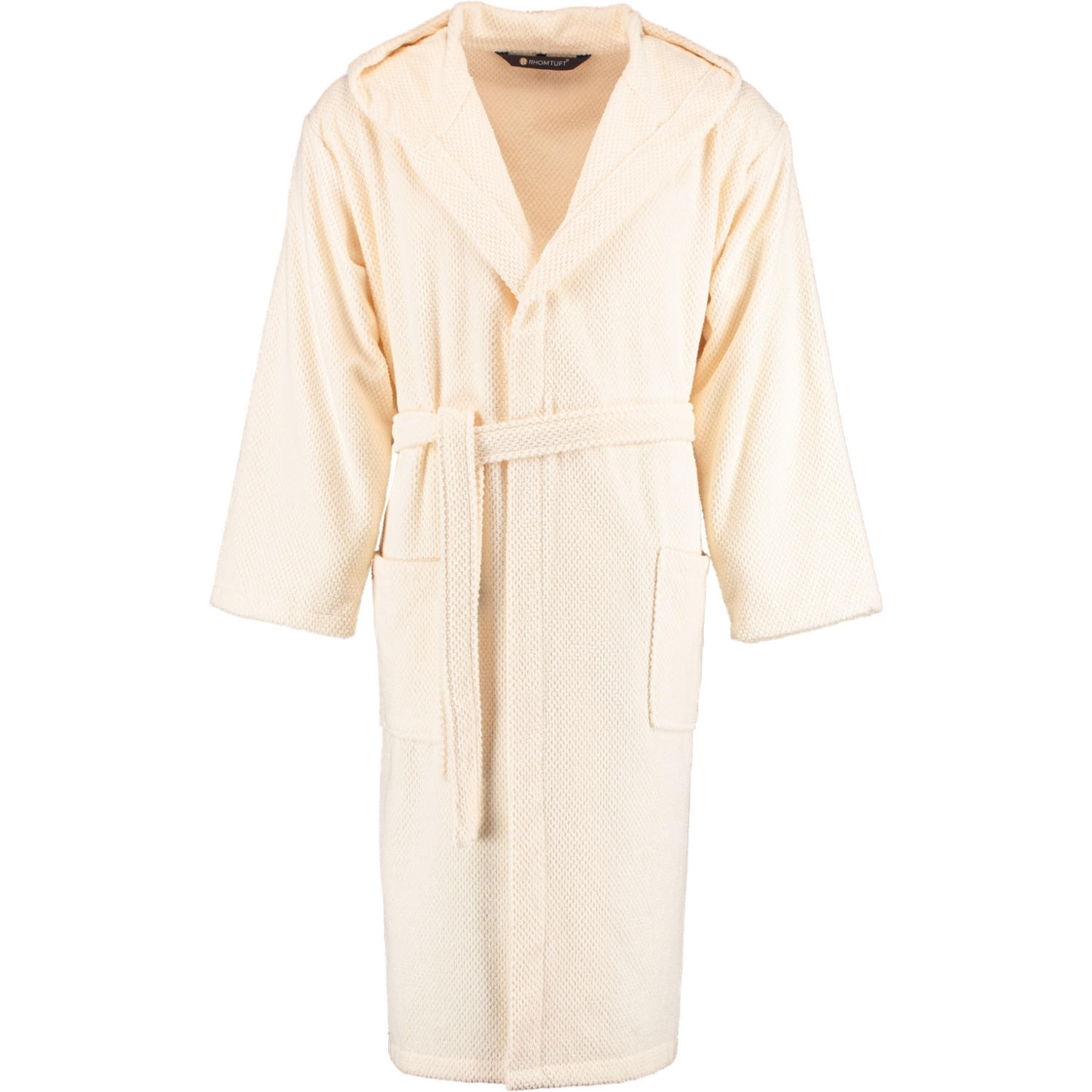 BADEMANTEL UNISEX KAPUZE BARONESSE NATUR-JASMIN - 20 - Beige, Textil (XLnull) - Rhomtuft