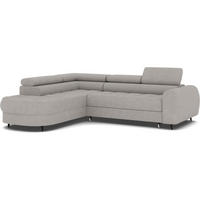 ECKSOFA Vesteria mit Schlaffunktion und Bettkasten – Modernes Design, verstellbare Kopfstützen und hoher Sitzkomfort - Grau, Kunststoff (279/72cm) - Wohnideebilder