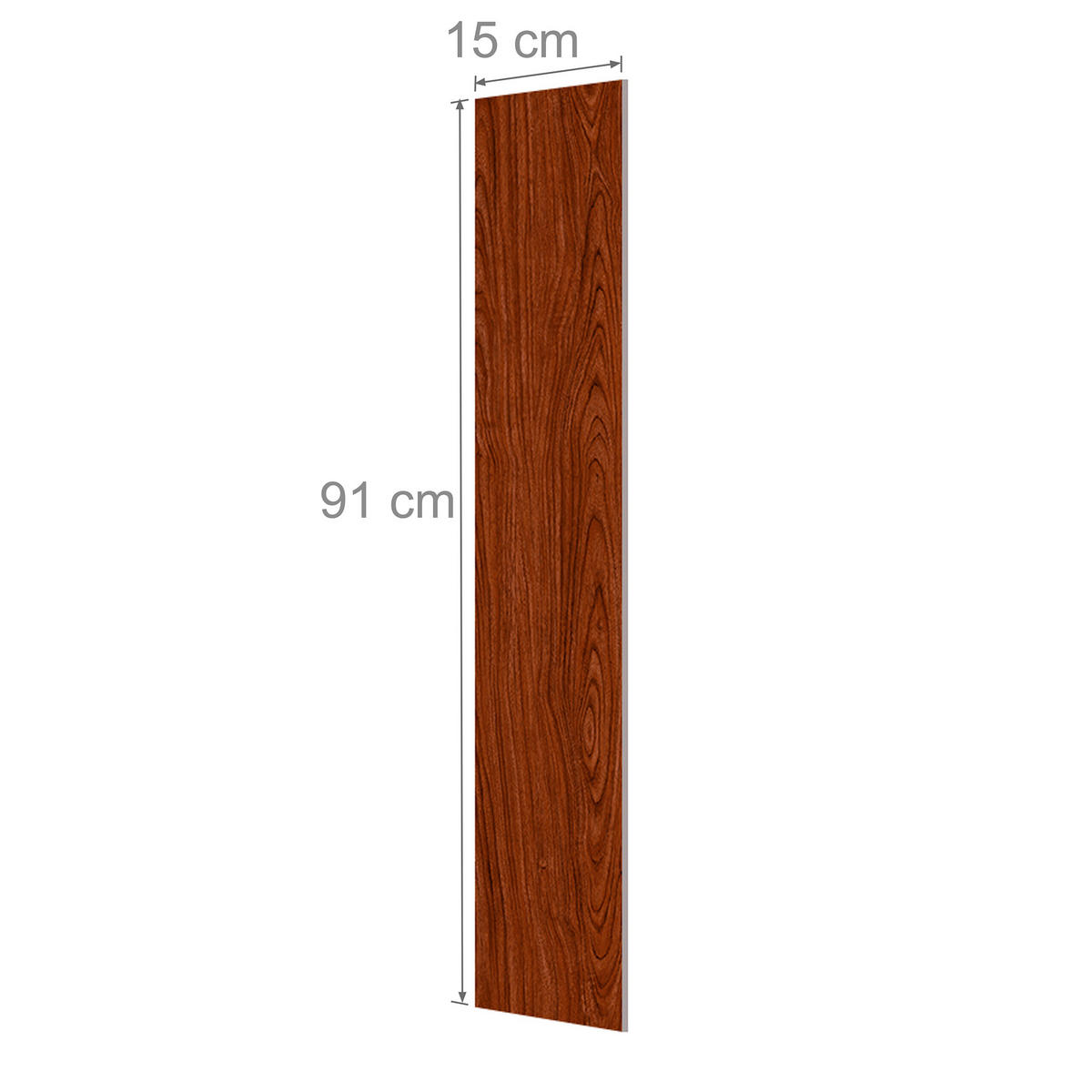 PVC Bodenbelag - Braun, Kunststoff/Stein (1.8/91/15cm) - Relaxdays