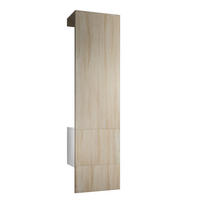 GARDEROBE Carlton Paneel in Eiche sägerau - Eiche San Remo, Holzwerkstoff (52/193/35cm) - Vladon