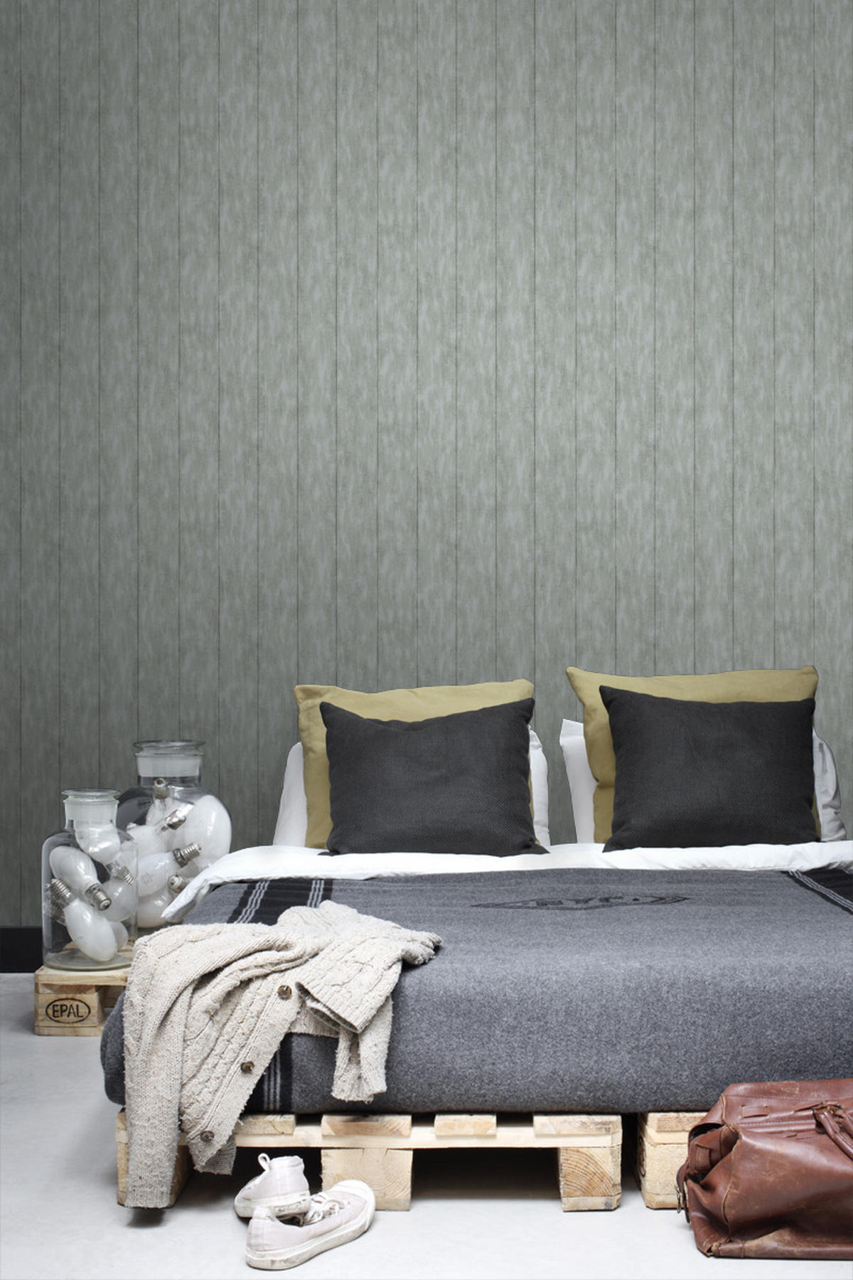 TAPETE Holz-Optik 53 cm x 10.05 m - Grau, Papier (53/1000cm) - ESTAhome