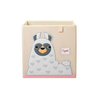 AUFBEWAHRUNGSBOX Lama 33x33x33cm - Naturfarben, Textil (33/33cm) - 3Sprouts