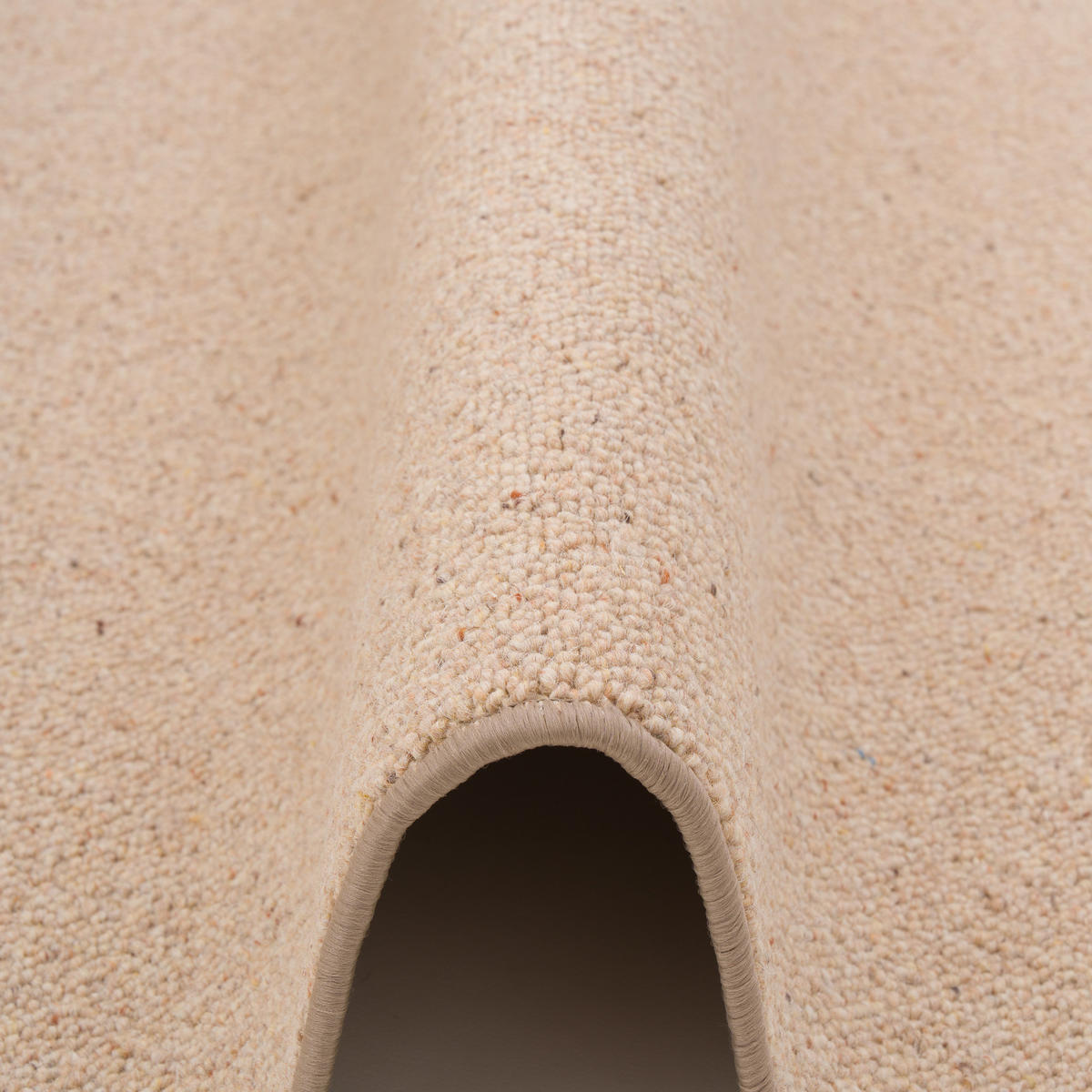 NATUR TEPPICH WOLLE BERBER - Kastanienfarben, Textil (80/200cm) - Snapstyle