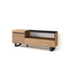 TV-SCHRANK eiche, 150/35/57cm - Eichefarben, Holzwerkstoff (150/57/35cm) - Skraut Home