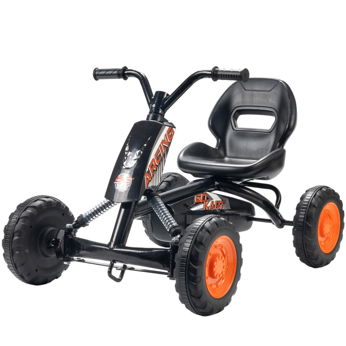 TRETKART DE-13124 Vor-/Rückwärtsgang Schwarz - Schwarz, Metall (84/54/56cm) - ComfortXL