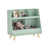 KINDERREGAL Grün - Grün, Holzwerkstoff (86/78/36cm) - SoBuy
