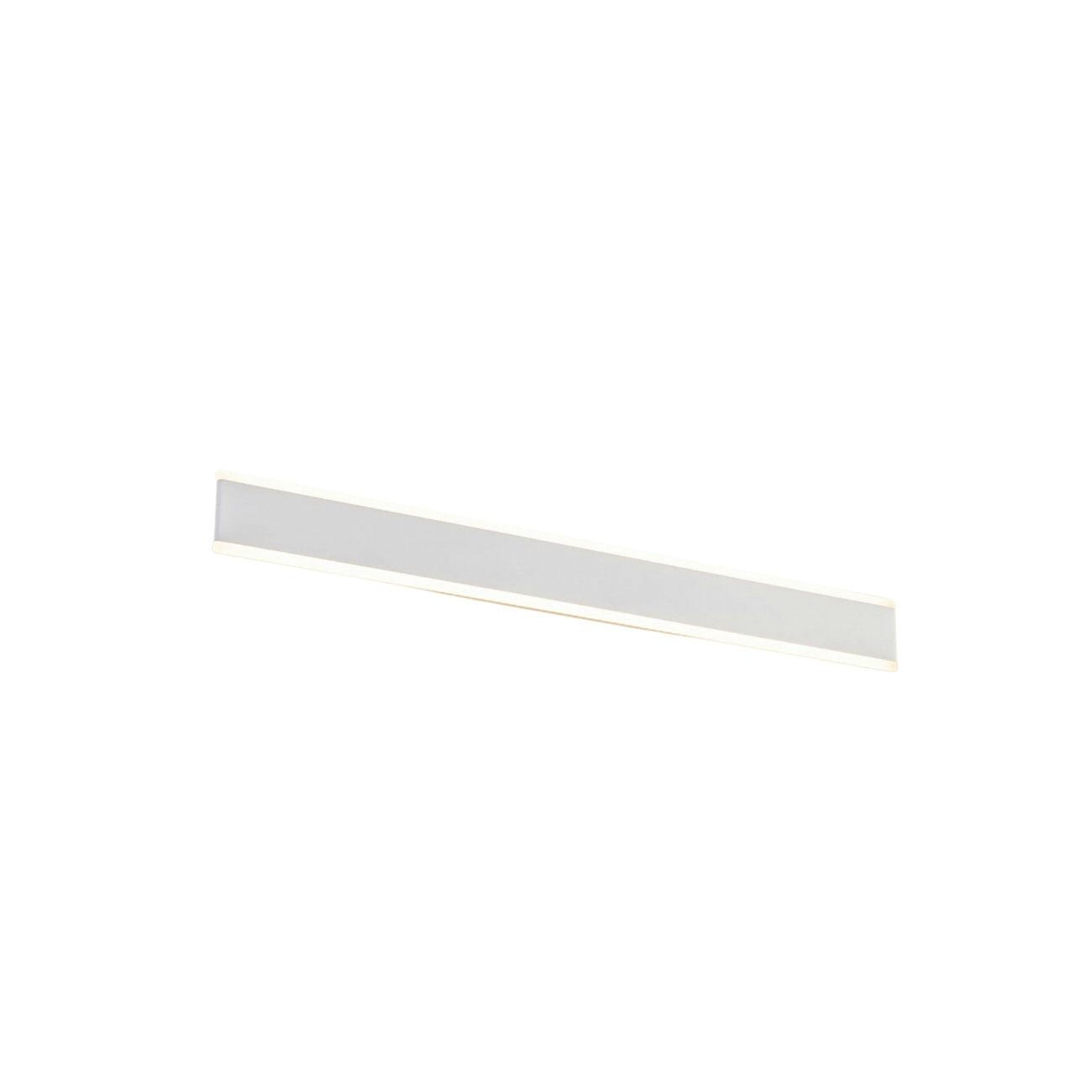 WANDLEUCHTE Bastia, Weiß, 80cm, Dimmbar - Weiß, Metall (8/80/80cm) - KOSILUM