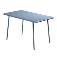 GARTENTISCH Bergame Blau für 6 Personen - Blau, Metall - Concept Usine