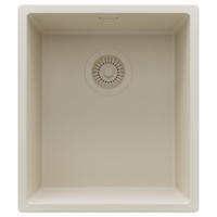 UNTERBAUSPÜLE GRANIT London, 2-er set Beige 41/47 cm 1 Becken + Ablauf-Set ab 45er Unterschrank - Beige, Kunststoff (41/20/47cm) - Primagran