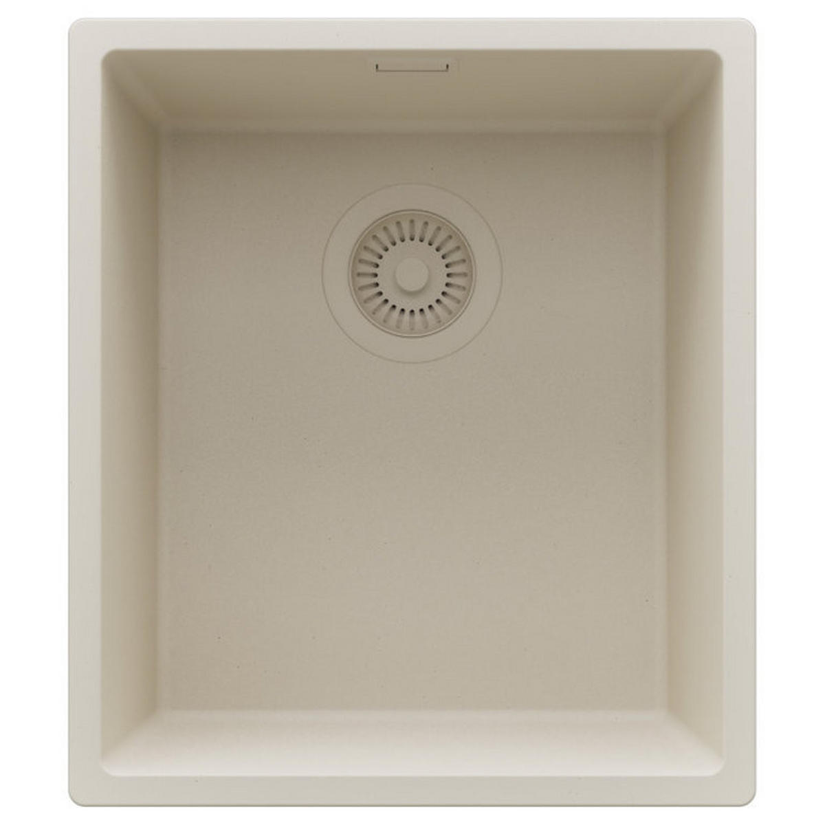 UNTERBAUSPÜLE GRANIT London, 2-er set Beige 41/47 cm 1 Becken + Ablauf-Set ab 45er Unterschrank - Beige, Kunststoff (41/20/47cm) - Primagran