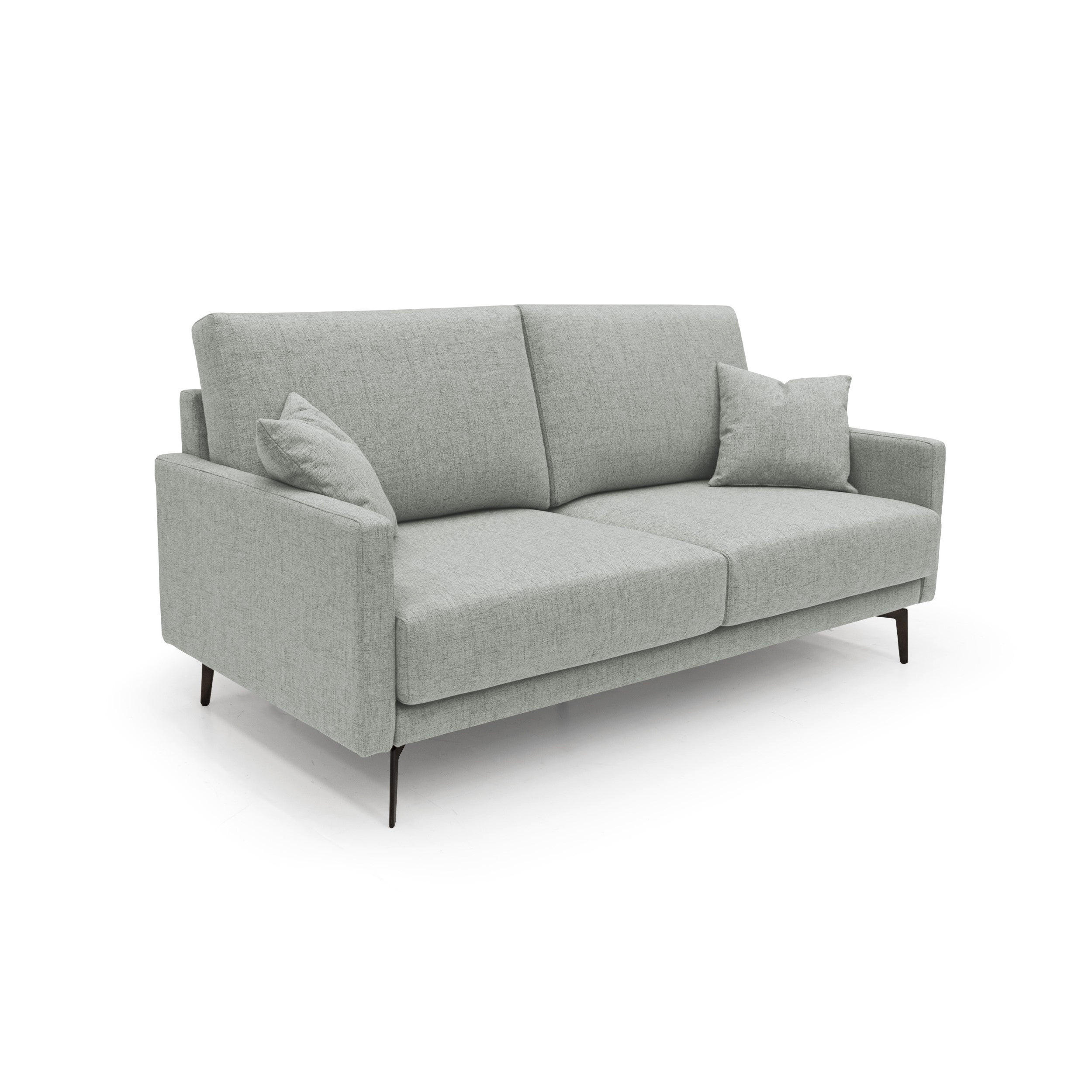 LINEARSOFA Saturno - Hellgrau, Textil (140/94/90cm) - Divani.store