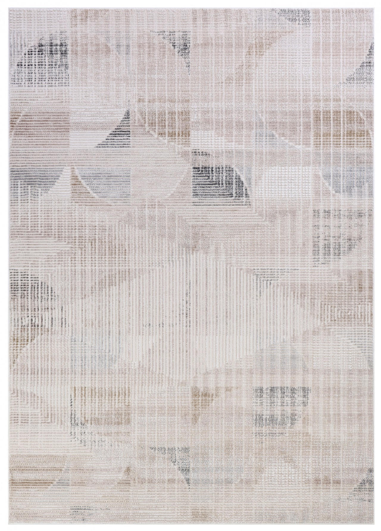 KOBEREC béžový hnedý krémový - 140 x 200 cm - béžová, textil (140/200cm) - Mazovia