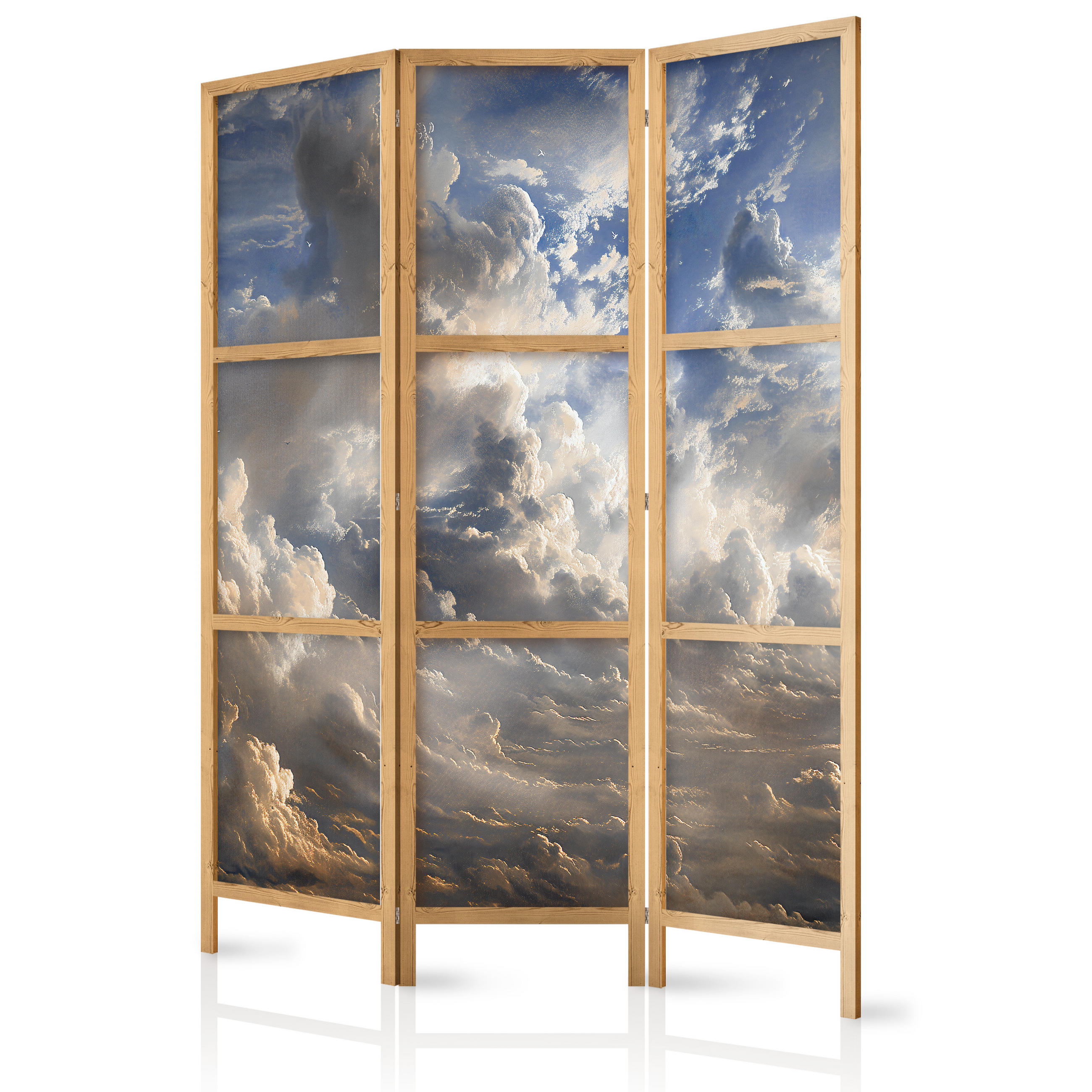 Muralo Paravent Mehrfarbig 135x172x3 cm