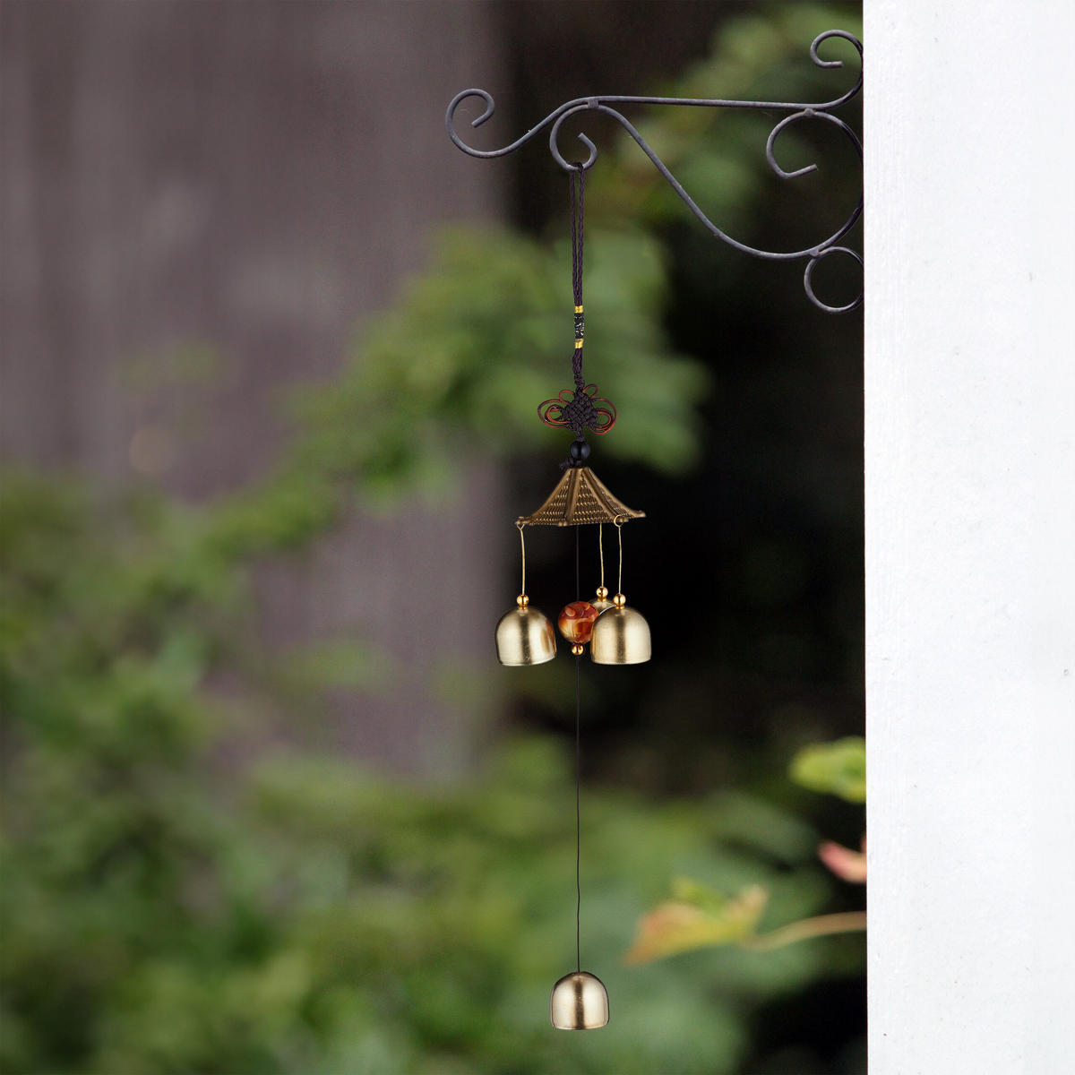 2XWINDSPIEL - Goldfarben, Kunststoff/Metall (7.5/7.5/39cm) - Relaxdays