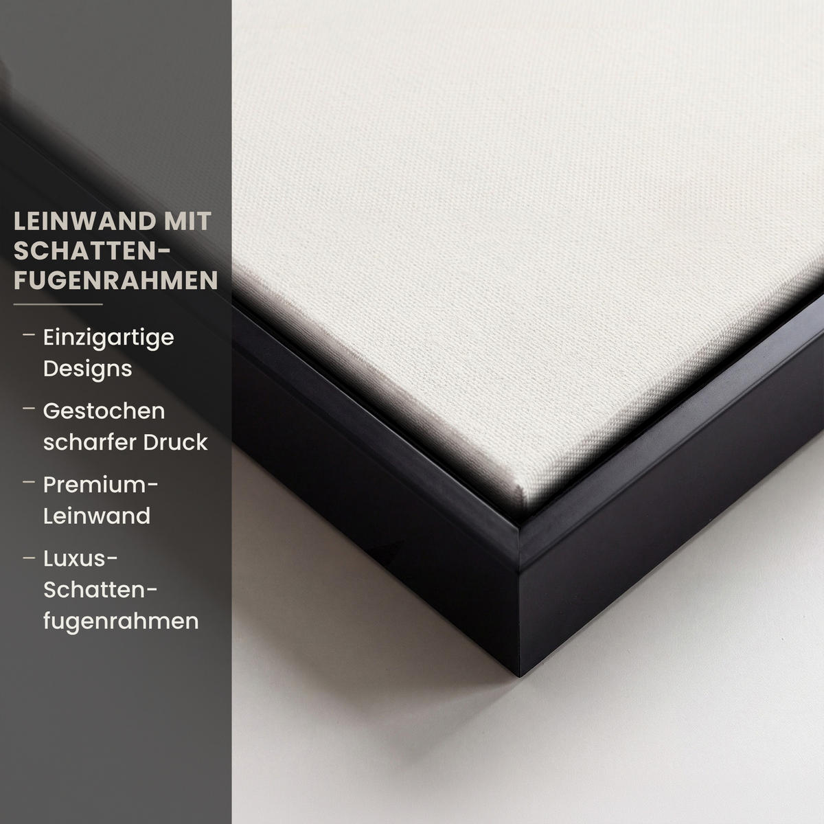 LEINWAND Bilder mit Rahmen - Braun - Japandi - Abstrakt - 90x60 - Sandfarben, Textil (90/60cm) - MuchoWow