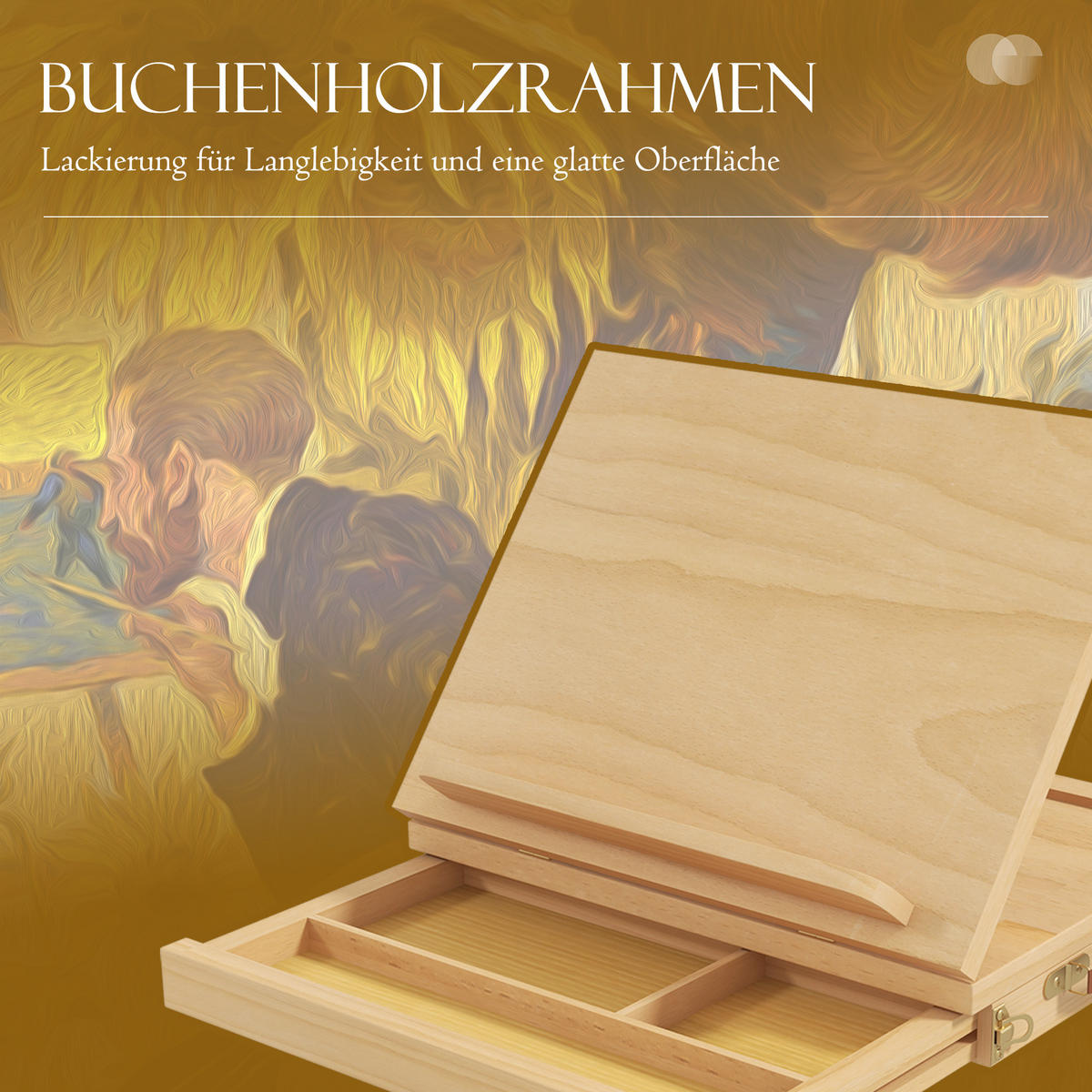 TISCHSTAFFELEI Buchenholz Naturholz - Naturfarben, Holz (26/26/33.5cm) - Vinsetto