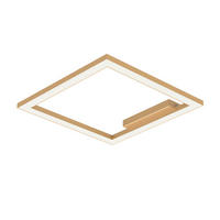 LED-DECKENLEUCHTE - Goldfarben, Metall (40/40/100cm) - Lumicom