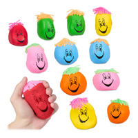 12XANTISTRESOVÝ míček - různobarevná, textil/přírodní materiály (5/8/5cm) - Relaxdays