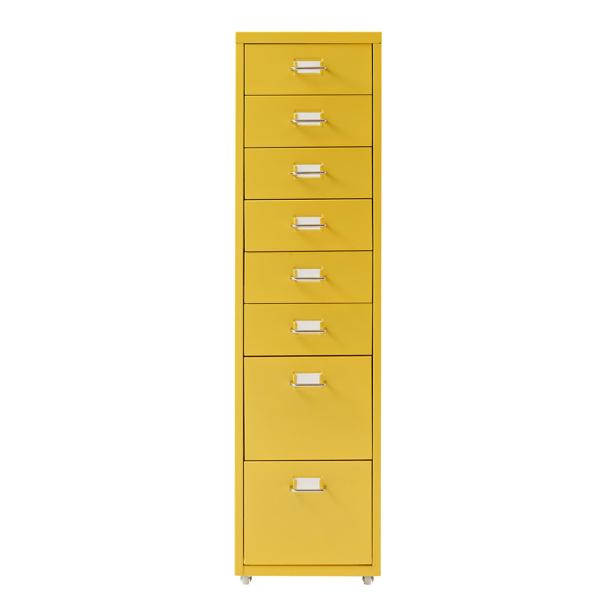 ROLLCONTAINER Kökar - Gelb, Metall (28/109/41cm) - [en.casa]