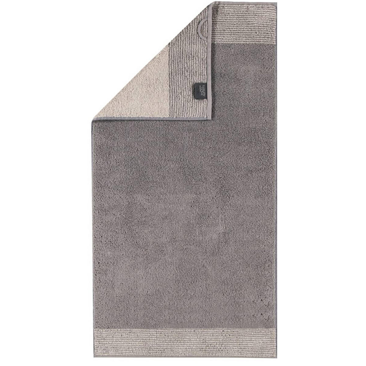 HANDTUCH Unisex Luxury Home C Two-Tone Grau Baumwolle 10er Pack - Graphitfarben, Naturmaterialien (200/135cm) - Cawoe
