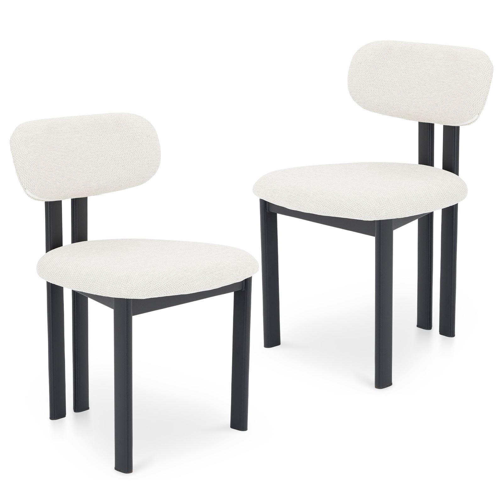 ESSZIMMERSTUHL FRANCA 2er-Set weiß - Weiß, Textil (51/80/53cm) - IDIMEX