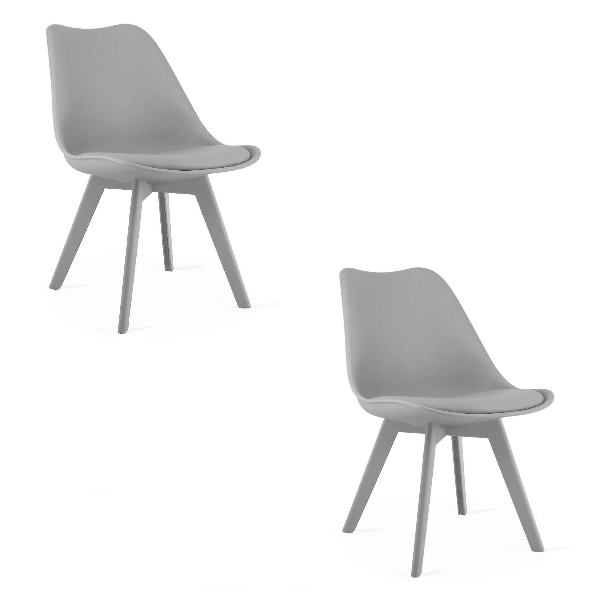 XXXLutz Stuhl Grau 49x50x43 cm