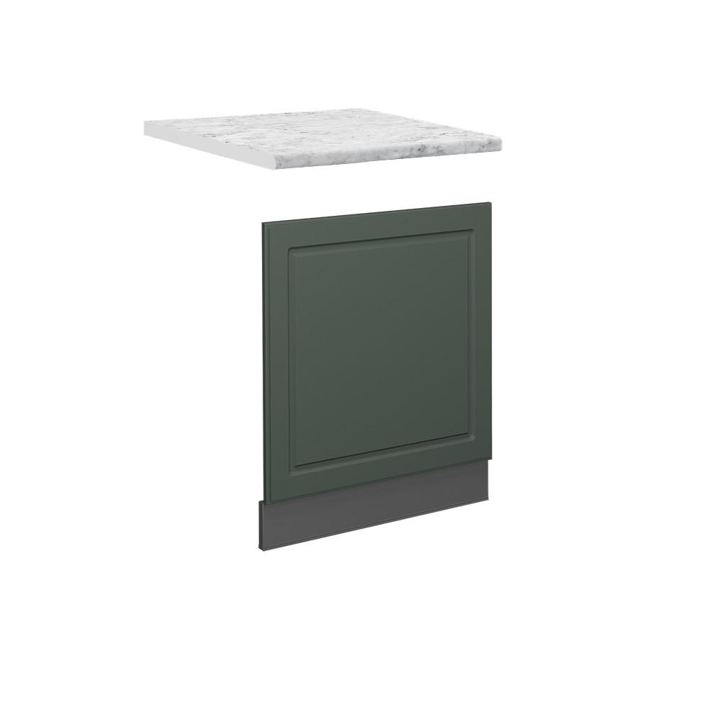 FRONTPANEL Fame-Line Grönt och guld lanthus 60 cm , AP Marble Grön, Antracit 67.4/60/60 cm