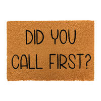 ROHOŽ - světle hnědá, textil/plast (60/40cm) - Relaxdays