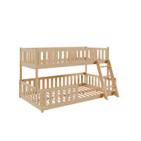 ETAGENBETT mit Leiter 120x200 in Natur - Naturfarben, Holz (120/200cm) - Kids Collective
